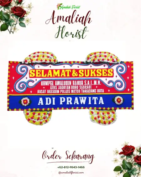 Papan Bunga Ucapan Selamat Klopoduwur